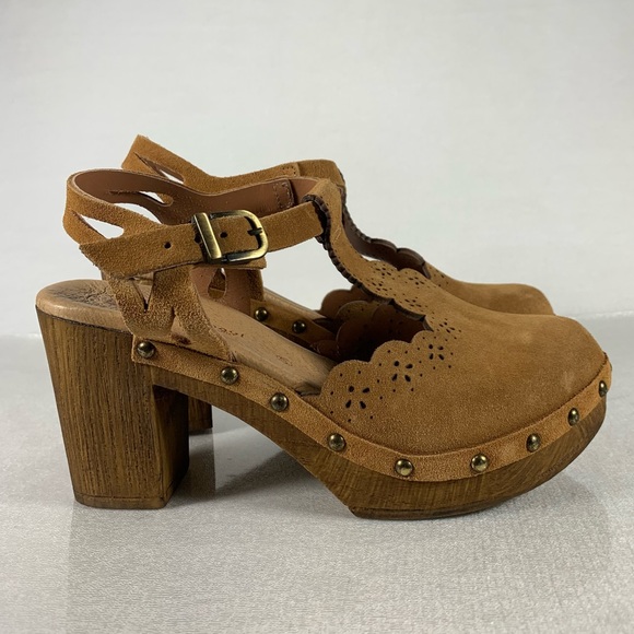 NEW Eric Michael Women’s Sicily Suede Clog Size EU 37 US 6.5-7 - Picture 11 of 12